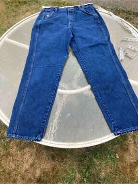 Wrangler Women's Full Fit Jeans in Dark Blue Denim